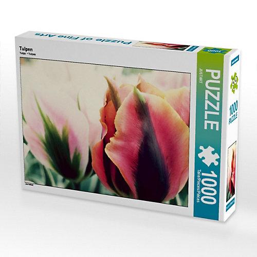 Puzzle Tulpen Lege-Größe 64 x 48 cm Foto-Puzzle Bild von JUSTART