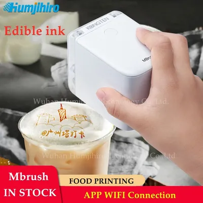 Mbrush-Mini imprimante à café pour documents mobiles imprimante à encre comestible impression