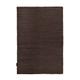 Tapis tressé main en laine marron 200x290 cm