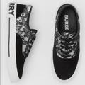 Burberry Shoes | Burberry Lace And Leather Sneakers | Color: Black/White | Size: 8.5