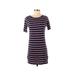 Divided by H&M Casual Dress - Mini: Blue Stripes Dresses - Women's Size 2X-Small