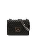 Michael Michael Kors Women's Medium Rose Quilted Leather Flap Bag in Black, Style 35T0SX0L2U