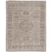 Ramey Vintage Space Dyed Wool Rug, Latte Tan/Gray, 10ft x 14ft Area Rug - Weave & Wander 879R8799GRY000H00