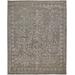 Khalo High/Low Floral Wool Rug, Warm Silver Gray, 8ft x 10ft Area Rug - Weave & Wander 969R8014GRYSLVF00