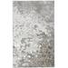 Orin Modern Metallic Fluid Rug, Silver/Ivory Bone, 12ft x 15ft Area Rug - Weave & Wander 694R3336SLVGRYJ00