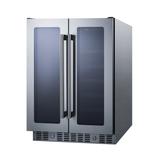 "24"" Built-In Wine/Beverage Center, ADA Compliant - Summit Appliance ALFD24WBVCSS"