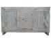 Crestview Collection Wood Sideboard in a Distressed Gray Finish - Crestview Collection CVFNR658
