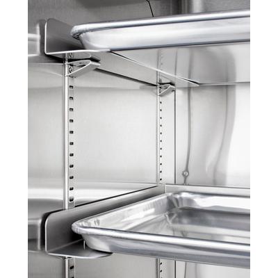 "24"" Wide Mini Reach-In Beverage Center with Dolly - Summit Appliance SCR1401RI"