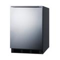 "24"" Wide All-Refrigerator - Summit Appliance FF63BKSSHH"