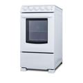 "20"" Wide Electric Smooth-Top Range - Summit Appliance REX2051WRT"