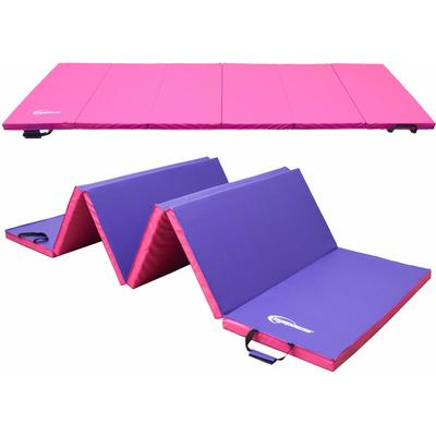Eyepower - 300x100 Klappbare Gymnastikmatte - 5cm dicke Turnmatte Kinder - Weichbodenmatte - pink