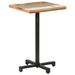 vidaXL Bistro Table Square 19.7"x19.7"x29.5" Solid Reclaimed Wood