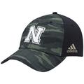 Men's adidas Camo Nebraska Huskers Military Appreciation Primegreen Flex Hat