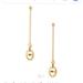 Kate Spade Jewelry | Kate Spade Duo Link Linear Earrings | Color: Gold | Size: Os