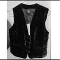Zara Jackets & Coats | Black Velvet Vest From Zara. Nwt | Color: Black | Size: Xs