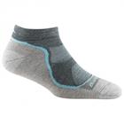 Darn Tough - Women's Light Hiker No Show Lightweight w Cushion - Wandersocken Unisex L | EU 41-43 grau