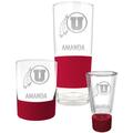 Utah Utes 3-Piece Personalized Homegating Drinkware Set