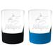 Miami Marlins 14oz. Commissioner Rocks Glass Two-Piece Set