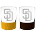 San Diego Padres 14oz. Commissioner Rocks Glass Two-Piece Set