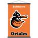 Baltimore Orioles 24'' x 34.75'' Magnetic Framed Logo Poster