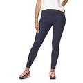 HUE Damen Curvy Fit Essential Denim Leggings Strumpfwaren, Mitternachtsspülung, Groß