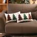 Christmas Tree Lumbar Printed Pillow Covers & Insert (Set of 2)