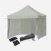 Pop up Gazebo with 4 Height and Adjust Folding Awning - 10' x 10' (L x W x H)