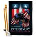 Angeleno Heritage 2-Sided Polyester 40 x 28 in. Flag Set in Brown/Red | 40 H x 28 W in | Wayfair AH-MI-HS-137289-IP-BO-D-US20-AH