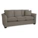 Braxton Culler Bridgeport 85" Flared Arm Sofa Bed w/ Reversible Cushions Cotton in Gray/Blue/Black | 35 H x 85 W x 38 D in | Wayfair