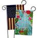 Angeleno Heritage 2-Sided Polyester 19" x 13" in. Garden Flag in Black/Blue | 18.5 H x 13 W in | Wayfair AH-SW-GP-137473-IP-BOAA-D-US21-AH