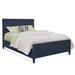 Birch Lane™ Jandre Low Profile Standard Bed Wood/Wicker/Rattan in Blue | 52 H x 76 W x 86 D in | Wayfair 41296A70EA234128A1370A576C01B64B