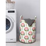 East Urban Home Ambesonne Floral Laundry Bag Fabric in Blue | 12.99 H x 12.99 W in | Wayfair A4BBE611AAF141CD93614D7CAC31833A