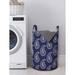 East Urban Home Ambesonne Paisley Laundry Bag Fabric in Blue | 12.99 H x 12.99 W in | Wayfair 2E97446C876A434482FE402939B6F809
