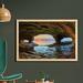 East Urban Home Ambesonne Natural Cave Wall Art w/ Frame, Horizon View From Mossy Invisible Big Grotto By The Sea Up Rocks Photo | Wayfair