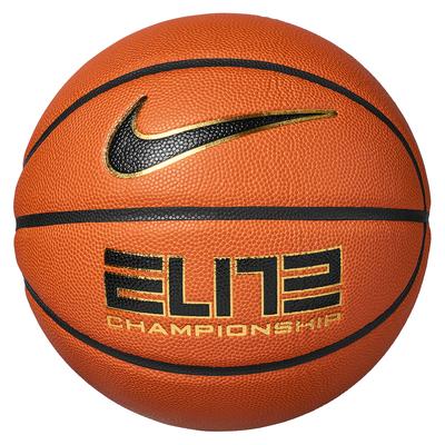 Nike Elite Championship 29.5" Basketball Amber/Black/Metallic Gold