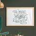 East Urban Home Ambesonne Saying Wall Art w/ Frame, Do More Of What Makes You Happy Clouds Achievement Attitude Positivity Print | Wayfair