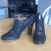 J. Crew Shoes | J Crew Black Italian Leather Lace Up Heeled Shoes | Color: Black | Size: 10