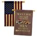 Breeze Decor Man Cave Men Getting Hammered 2-Sided Polyester 40 x 28 in. House Flag in Brown | 40 H x 28 W in | Wayfair