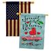 Breeze Decor Special Delivery 2-Sided Polyester 40 x 28 in. House Flag in Blue/Pink | 40 H x 28 W in | Wayfair BD-VA-HP-101064-IP-BOAA-D-US19-BD