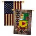 Ornament Collection 2-Sided Polyester 40 x 28 in. House Flag in Blue/Green/Yellow | 40 H x 28 W in | Wayfair OC-CP-HP-191184-IP-BOAA-D-US17-OC