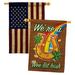 Breeze Decor We're A Wee Bit Irish 2-Sided Polyester 40 x 28 in. House Flag in Brown/Yellow | 40 H x 28 W in | Wayfair