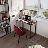 17 Stories Desk Wood/Metal in Black | 29.13 H x 31.5 W x 15.74 D in | Wayfair A4E5D94CE44E491EB13E782D295EA436