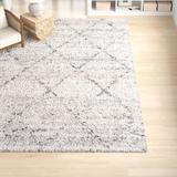 Gray/White 96 x 1.97 in Area Rug - Sand & Stable™ Western Geometric Gray/Ivory Area Rug | 96 W x 1.97 D in | Wayfair