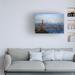 Winston Porter Golden Gate Afternoon by Mark Lague - Wrapped Canvas Painting Canvas in White | 30 H x 47 W x 2 D in | Wayfair