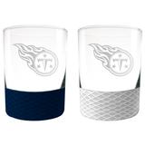 Tennessee Titans 14oz. Commissioner Rocks Glass Two-Piece Set