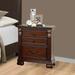 Bloomsbury Market 2-Drawer Wood Nightstand In Cherry Finish Wood in Brown | 28 H x 16 W x 25 D in | Wayfair 2F37A1F94DAD4F90A2C6C3C89F303AF1