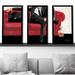 Rosdorf Park His 1 by Jodi - 3 Piece Picture Frame Graphic Art Plastic/Acrylic in Black/Red | 40.5 H x 25.5 W x 1 D in | Wayfair