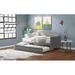 Red Barrel Studio® Twin Daybed w/ Trundle Wood in Gray | 35.4 H x 42.3 W x 78.2 D in | Wayfair B4CD74D6465A4C3EB57CBE7801E121E4