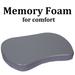 Sofia + Sam Mini Memory Foam Lap Desk in Gray | 2.5 H x 17 W x 12.5 D in | Wayfair 5007