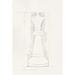 Williston Forge Chess Set Sketch I by Emma Caroline - Wrapped Canvas Print Canvas in Gray/White | 18 H x 12 W x 1.25 D in | Wayfair